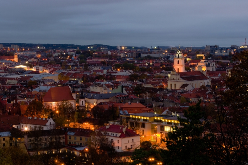Вильнюс панорама
