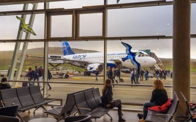 Vagar Airport in the Faroe Islands