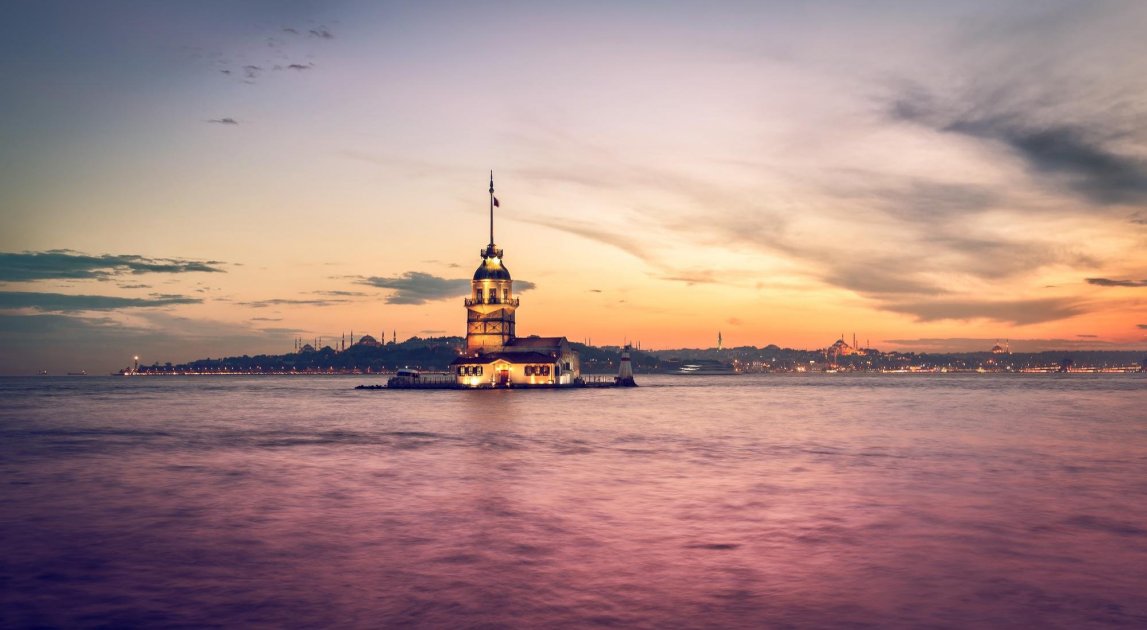 The Maiden's Tower on the Bosphorus—a symbol of Istanbul