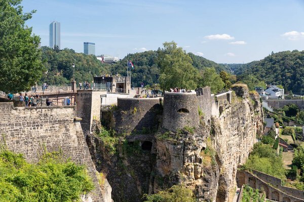 Entrance to the Bock Casemates in Luxembourg
