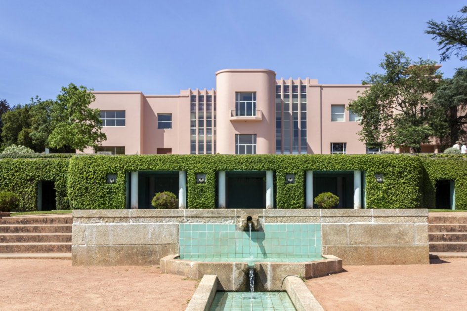 The modern Serralves Museum building with its white architecture