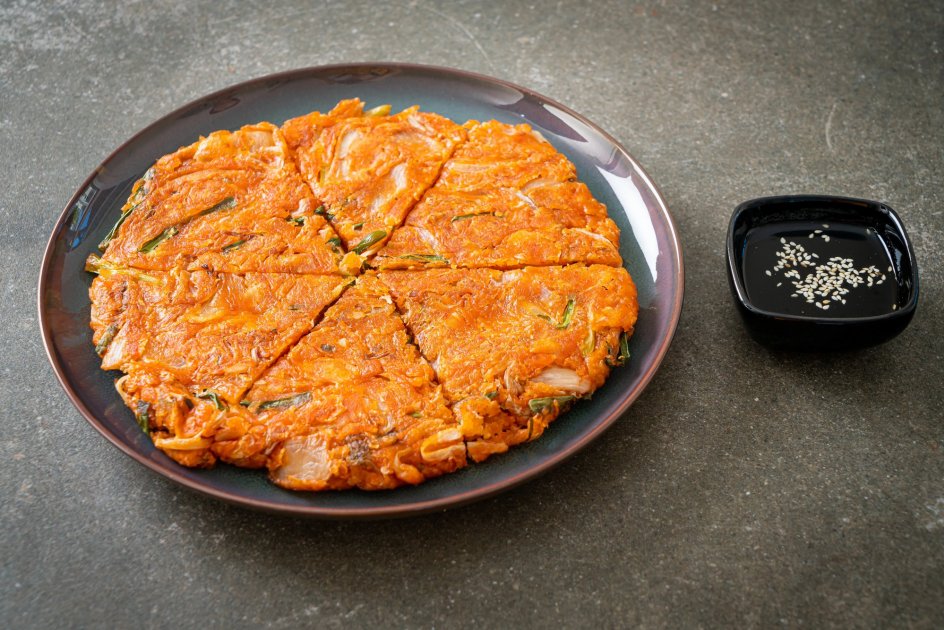 Kimchi pancake