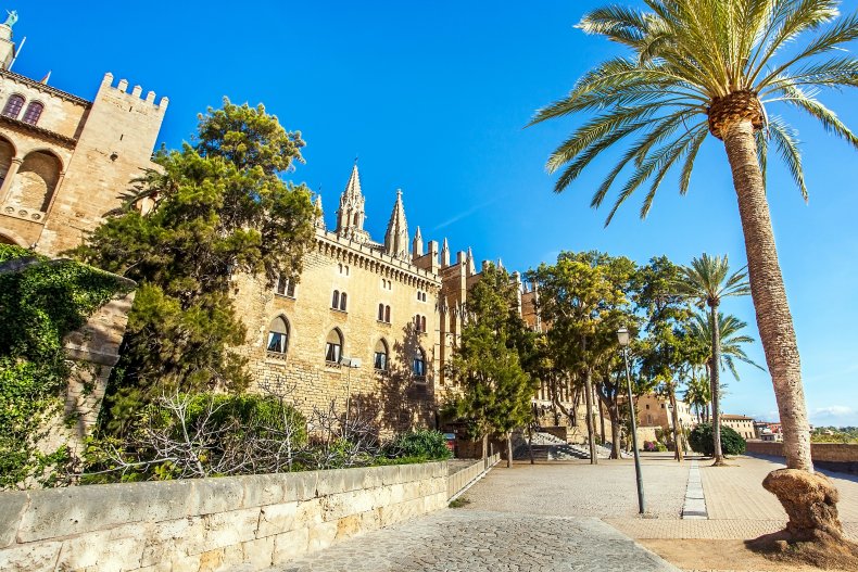 Palma de Mallorca Mallorca Spain 22.12.2018 in the Cathedral of La Seu 