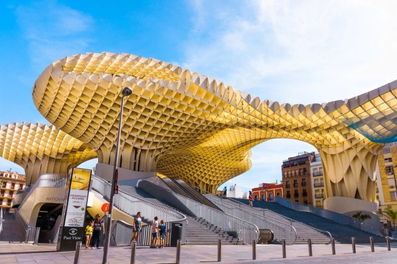 Metropol umbrella on Encarnación Square