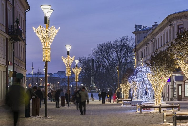 Christmas atmosphere in Lublin
