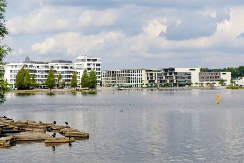 Lake in Dortmund City Park