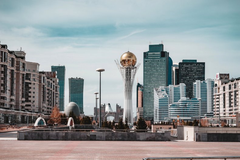 The Baiterek Tower is Astana’s main attraction