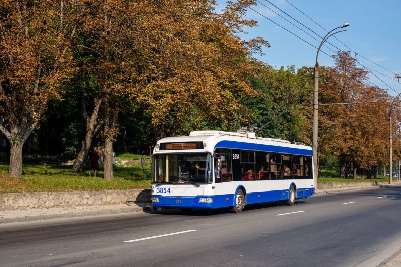The trolleybus in Chisinau is the most affordable form of transportation in the city