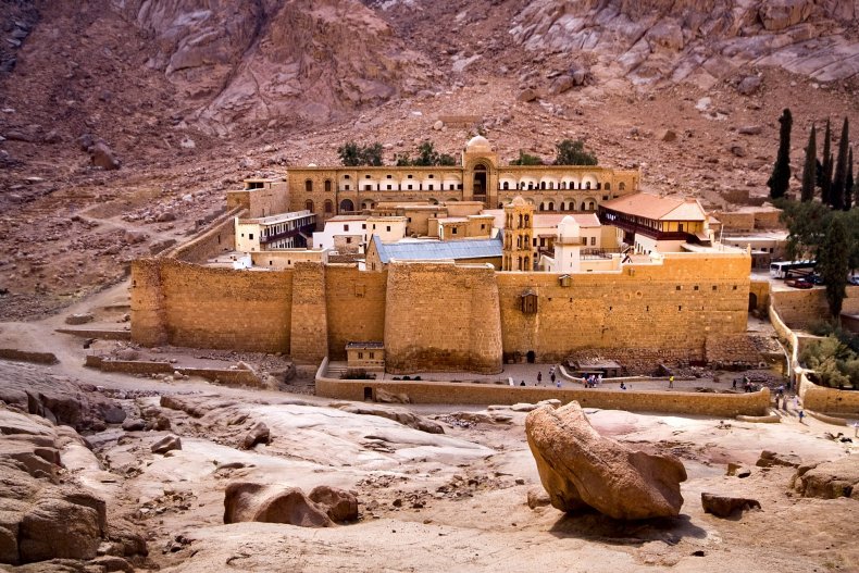 El monasterio de Santa Catalina en el Sinaí