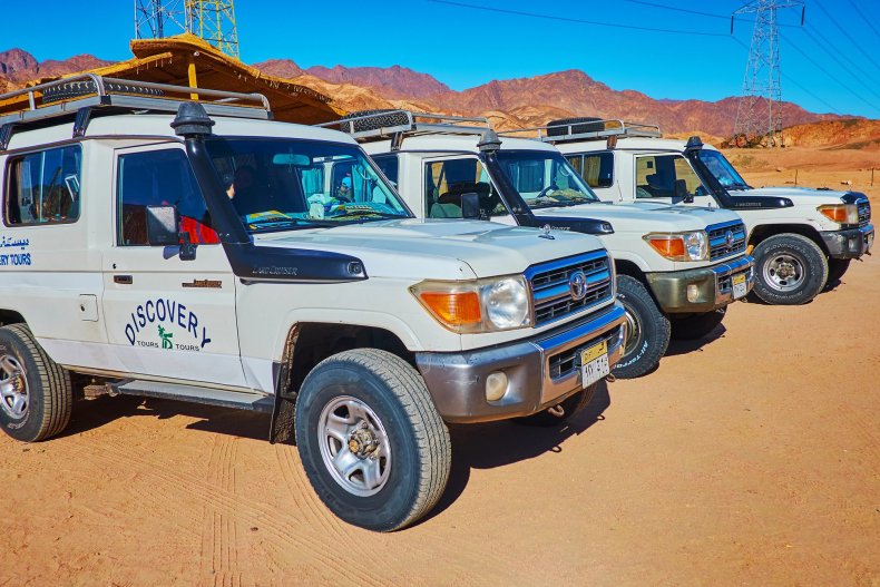 Safari todoterreno por el desierto del Sinaí