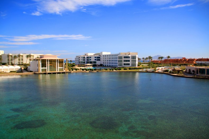 Complejo turístico en la bahía de Nabq, Egipto